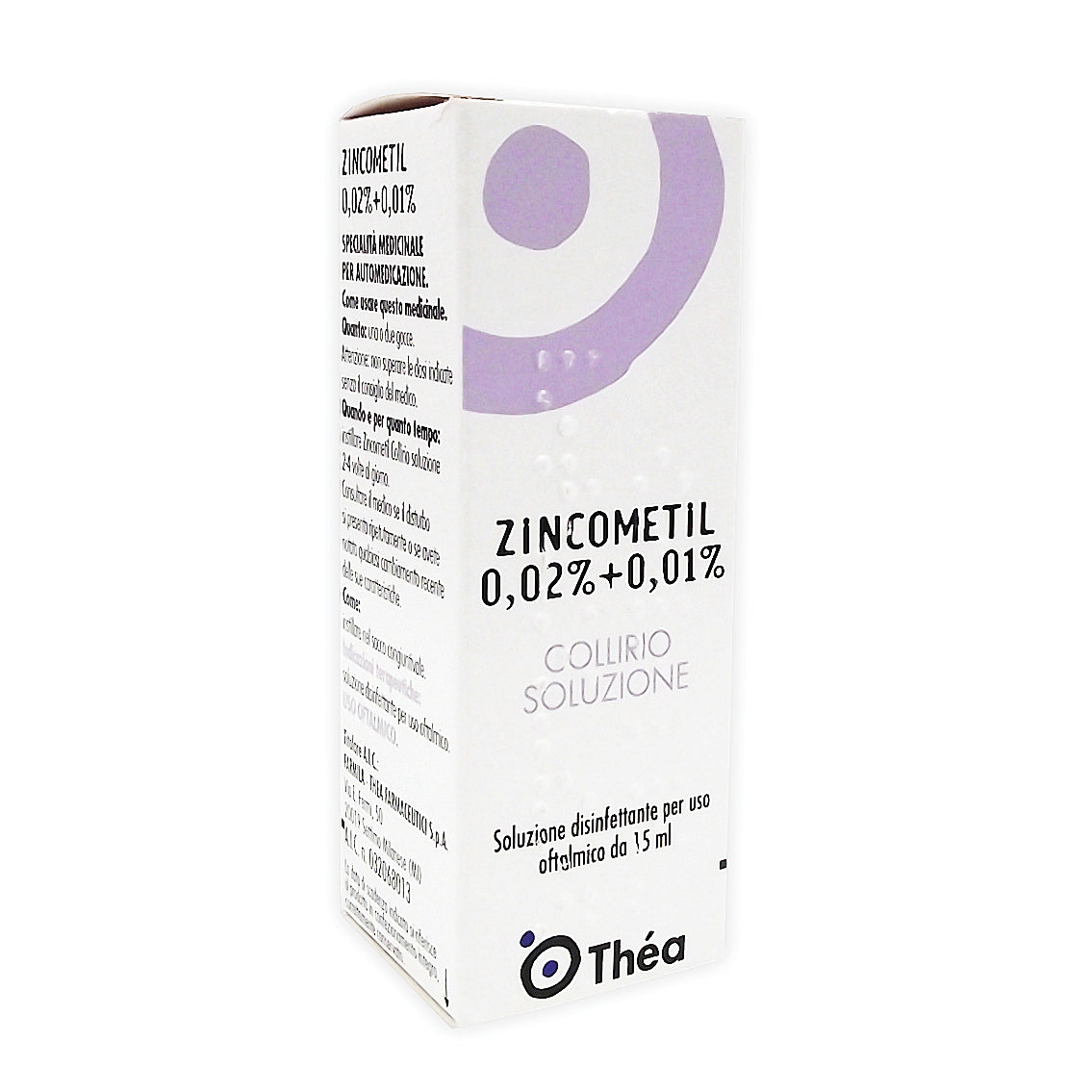 ZINCOMETIL*collirio 15 ml 0,02% + 0,01%