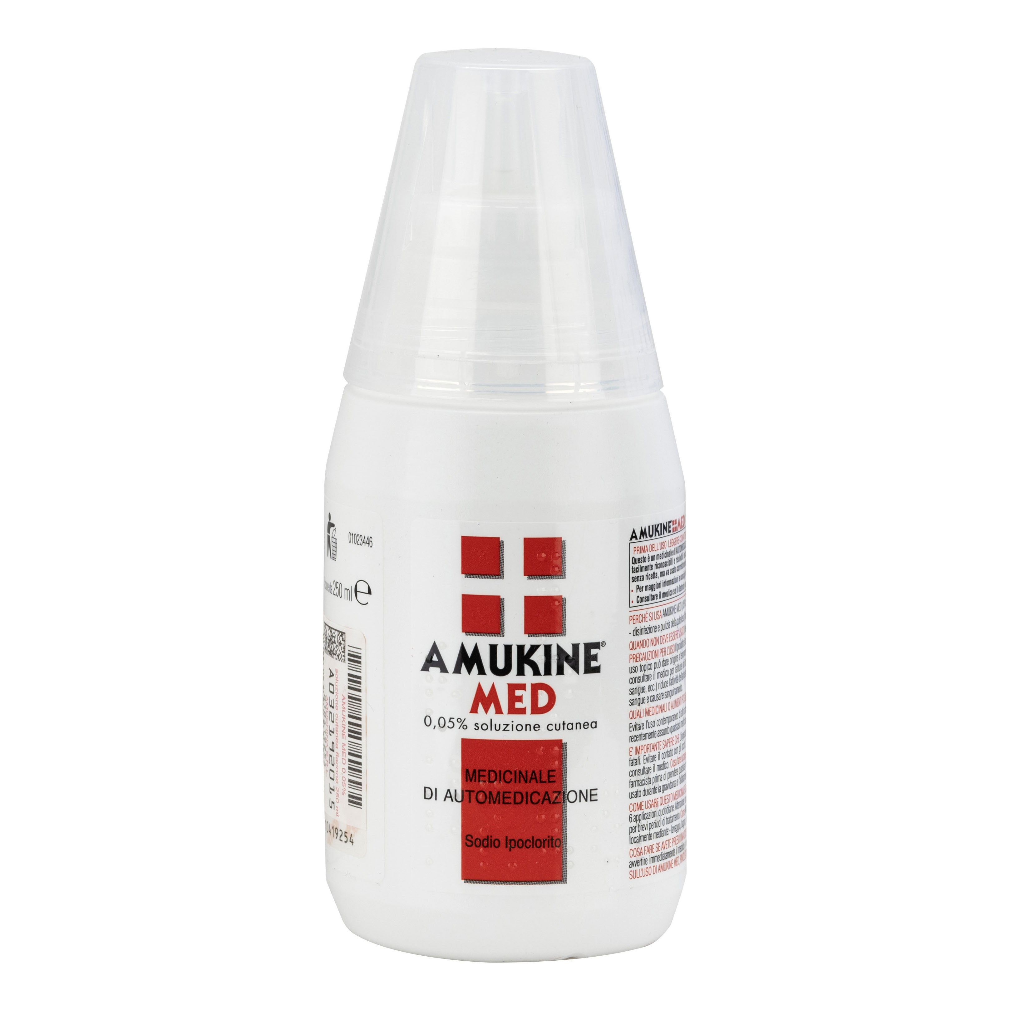 AMUKINE MED*soluz derm 250 ml 0,05%