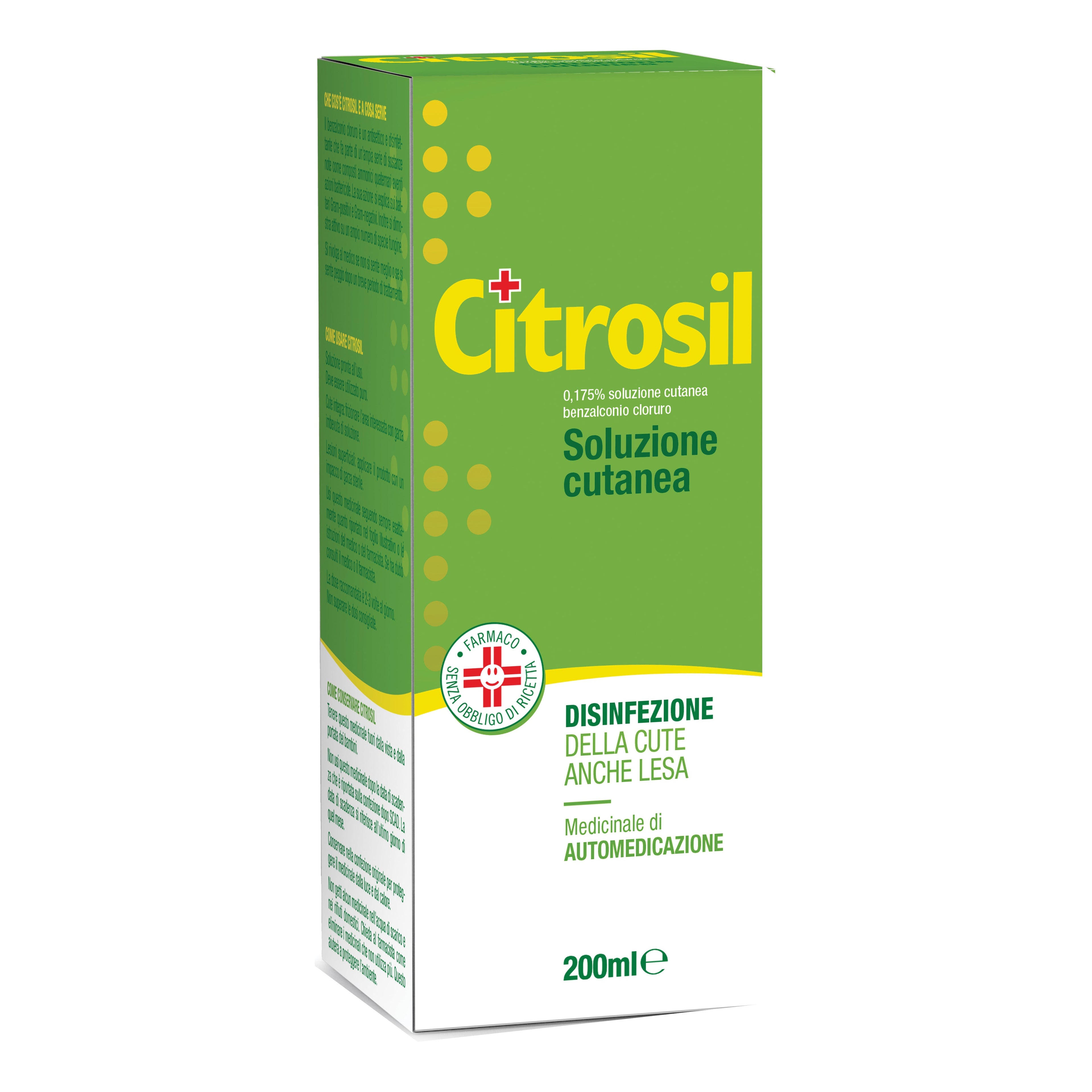 CITROSIL*1 flacone soluz cutanea 200 ml 0,175%