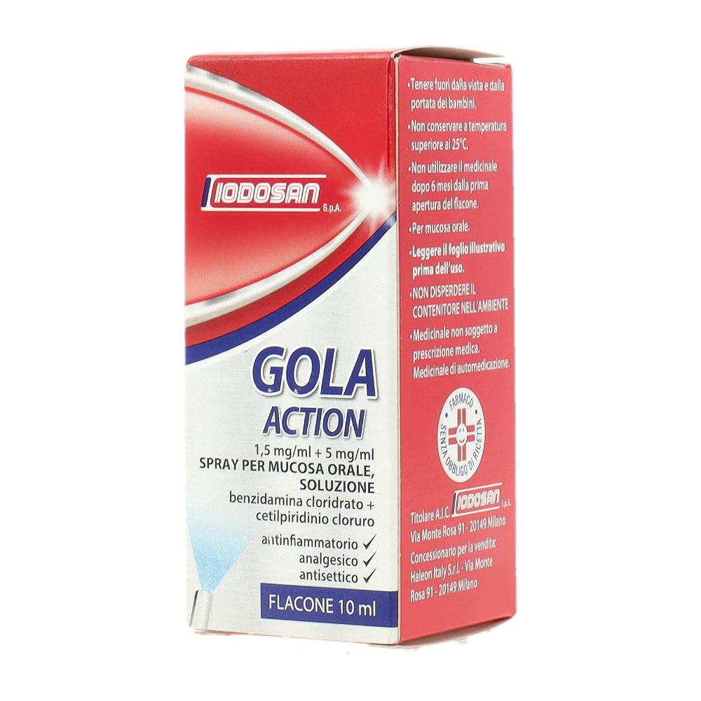 GOLA ACTION*spray mucosa orale 0,15% + 0,5%