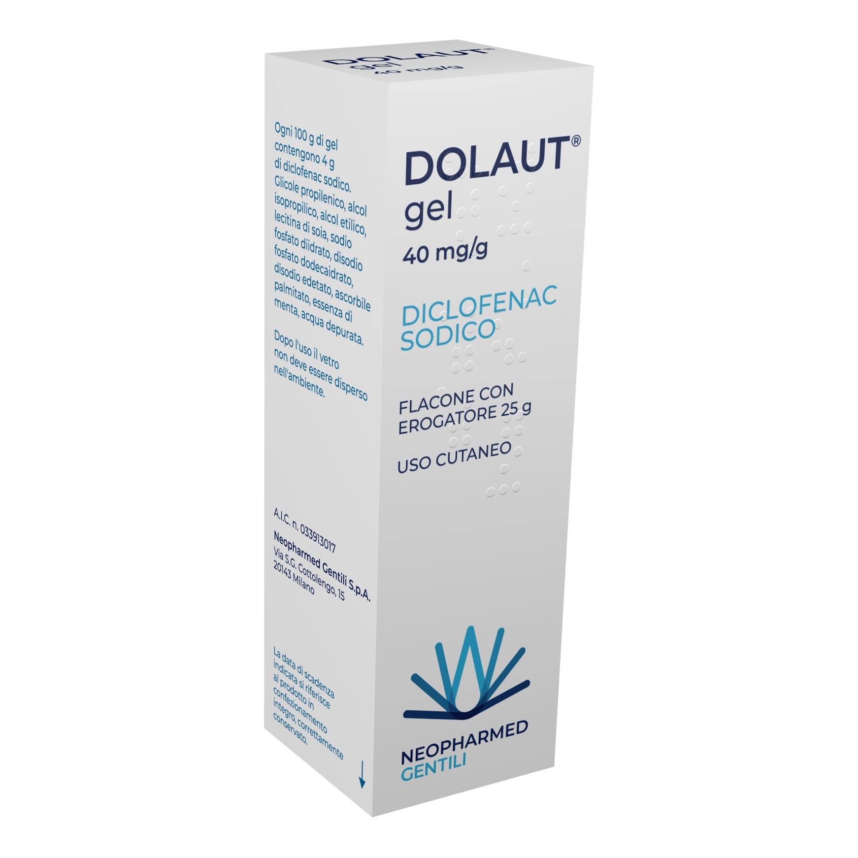 DOLAUT*gel spray 25 g 40 mg/g