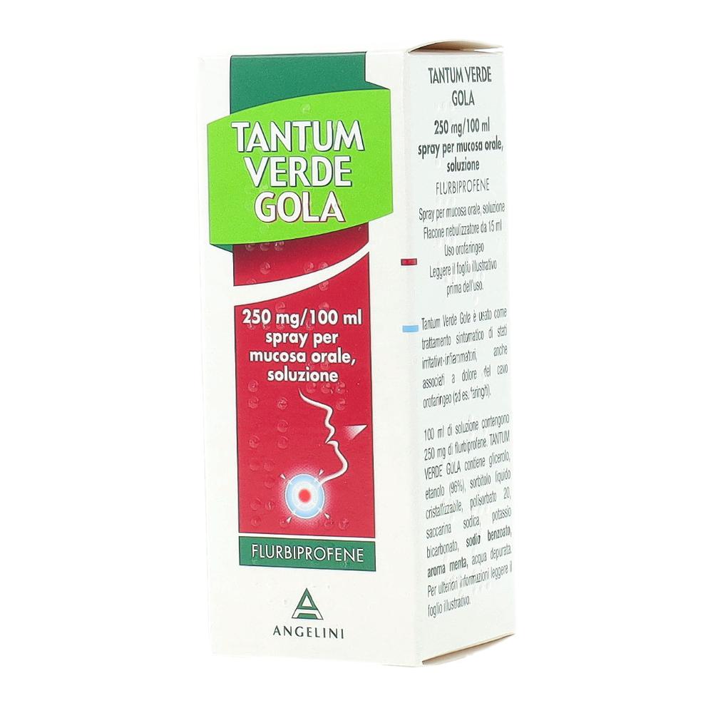 TANTUM VERDE GOLA*spray mucosa orale 15 ml 250 mg/100 ml