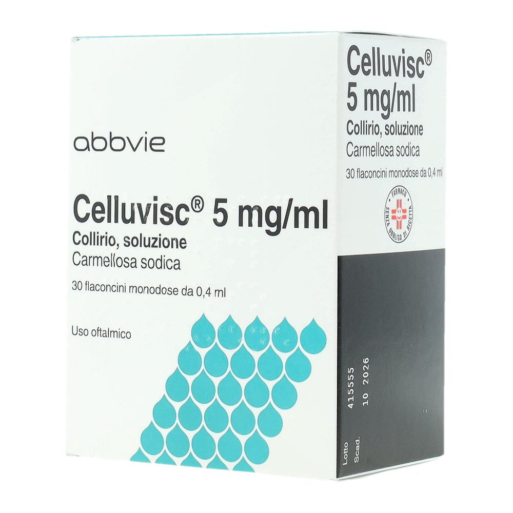 CELLUVISC*30 monod collirio 0,4 ml 5 mg/ml