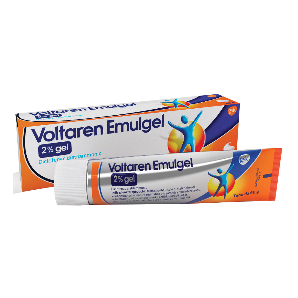 VOLTAREN EMULGEL*gel derm 60 g 2% additivo antibloccaggio masterbatch