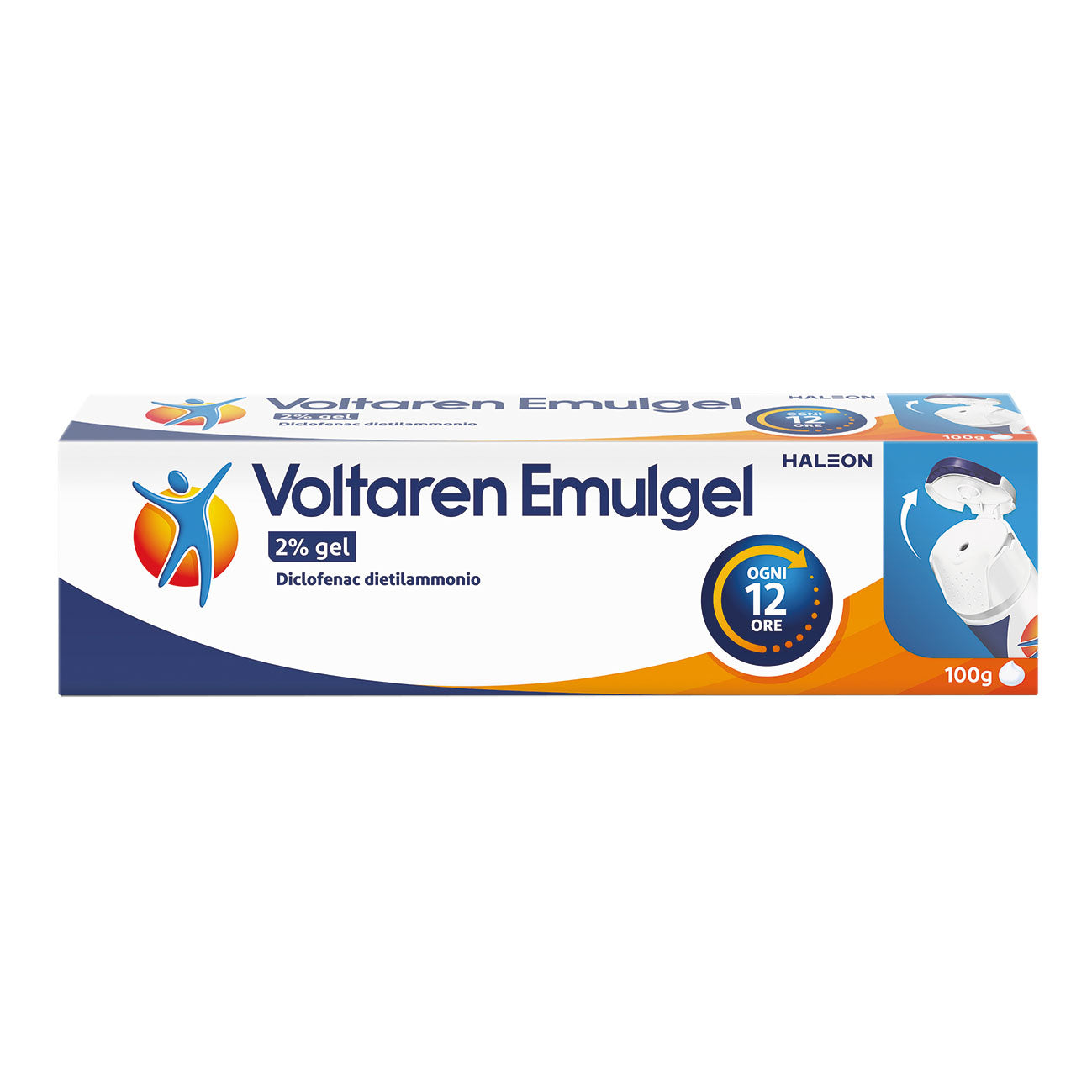 VOLTAREN EMULGEL*gel derm 100 g 2% additivo antibloccaggio masterbatch