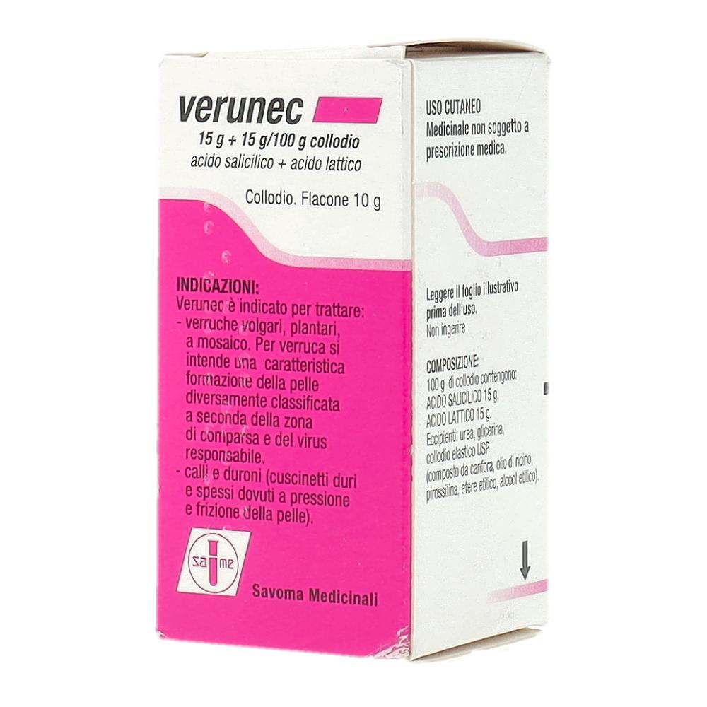 VERUNEC*collodio soluz cutanea 15 g + 15 g/100 g