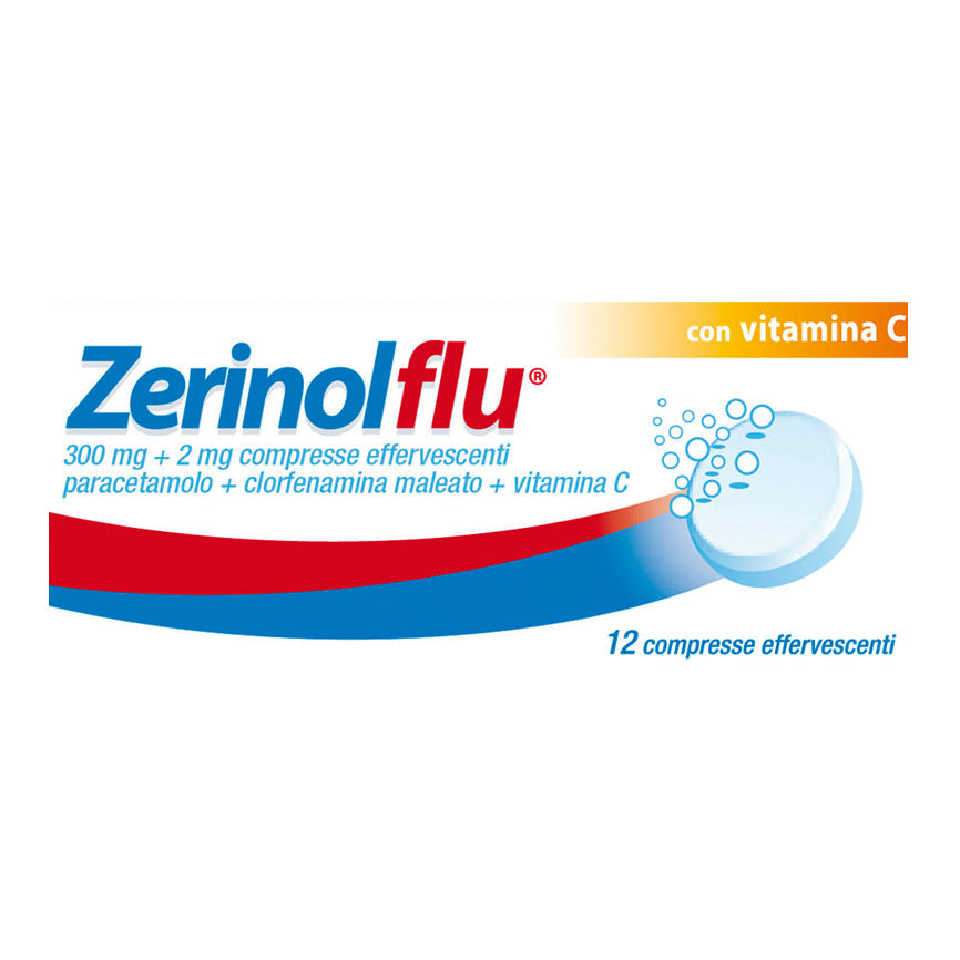 ZERINOLFLU*12 cpr eff 300 mg + 2 mg + 250 mg