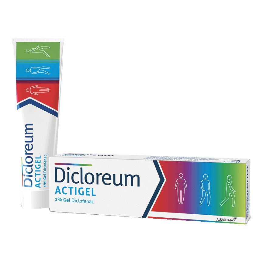 DICLOREUM ACTIGEL*gel 100 g 1%