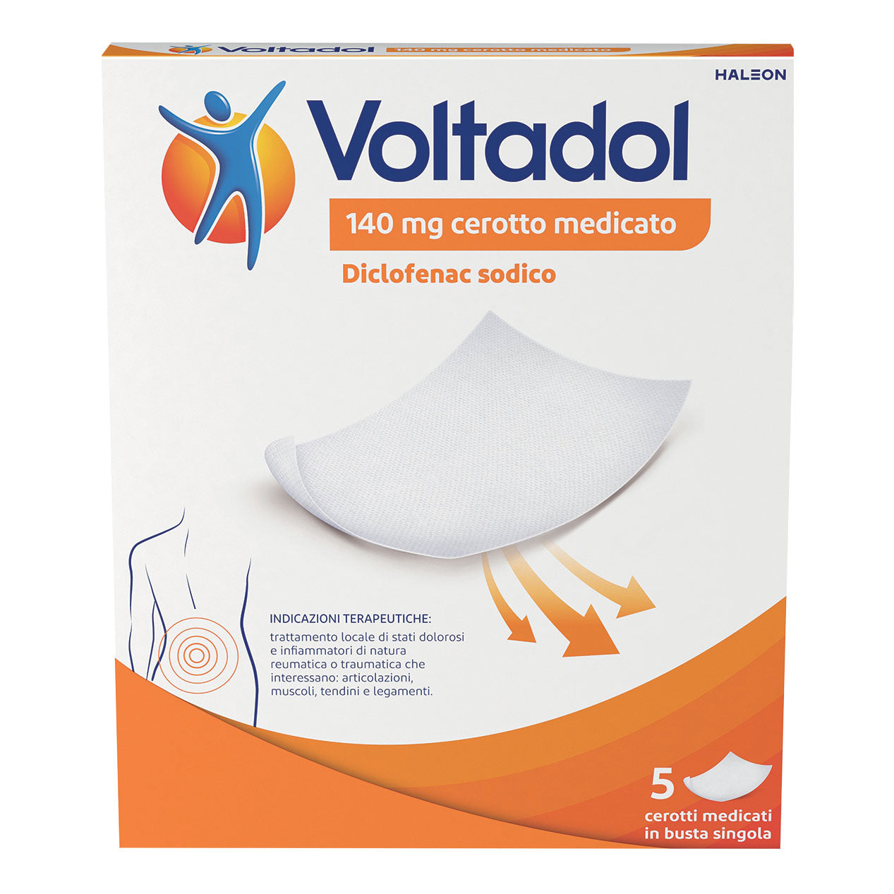 VOLTADOL*5 cerotti medicati 140 mg