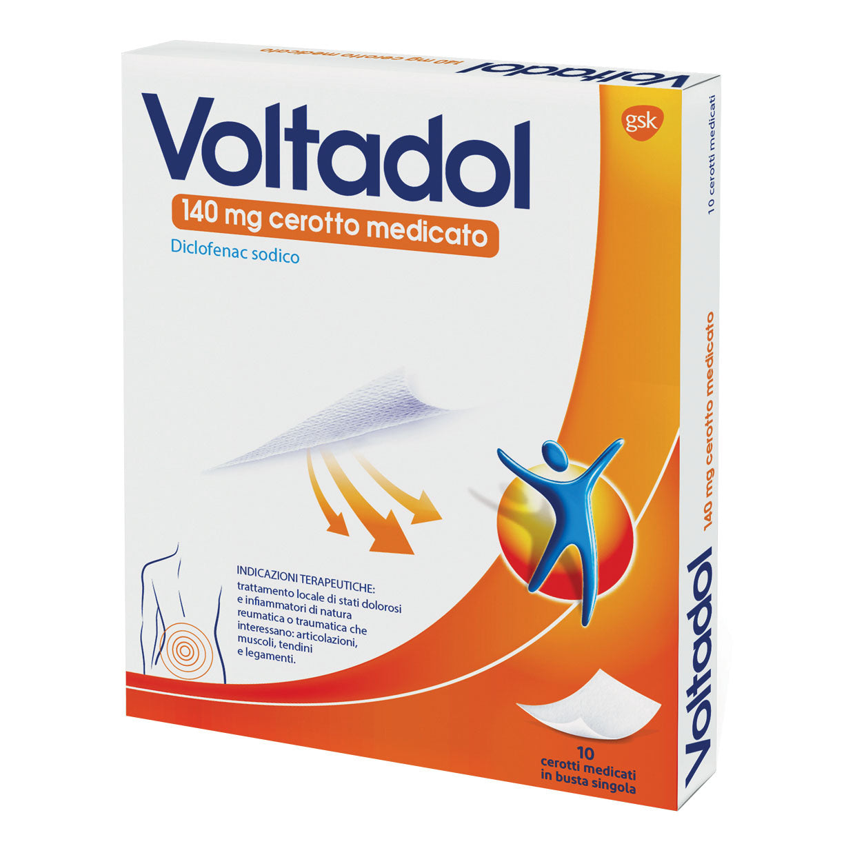 VOLTADOL*10 cerotti medicati 140 mg