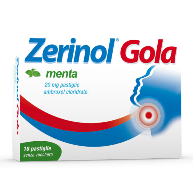 ZERINOL GOLA MENTA*18 pastiglie 20 mg