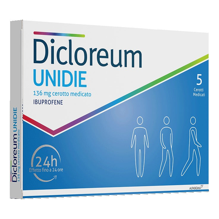 DICLOREUM UNIDIE*5 cerotti medicati 136 mg