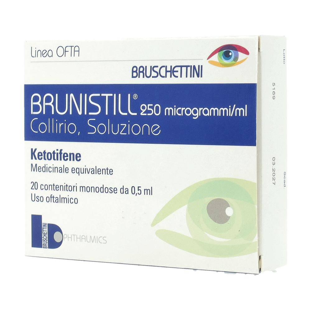 BRUNISTILL*20 flaconcini collirio 0,5 ml 0,025%