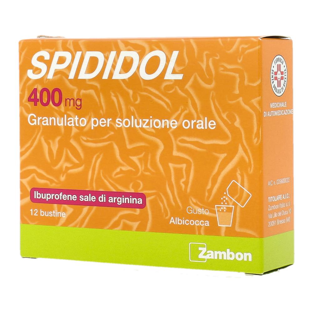 SPIDIDOL*orale grat 12 bust 400 mg aroma albicocca