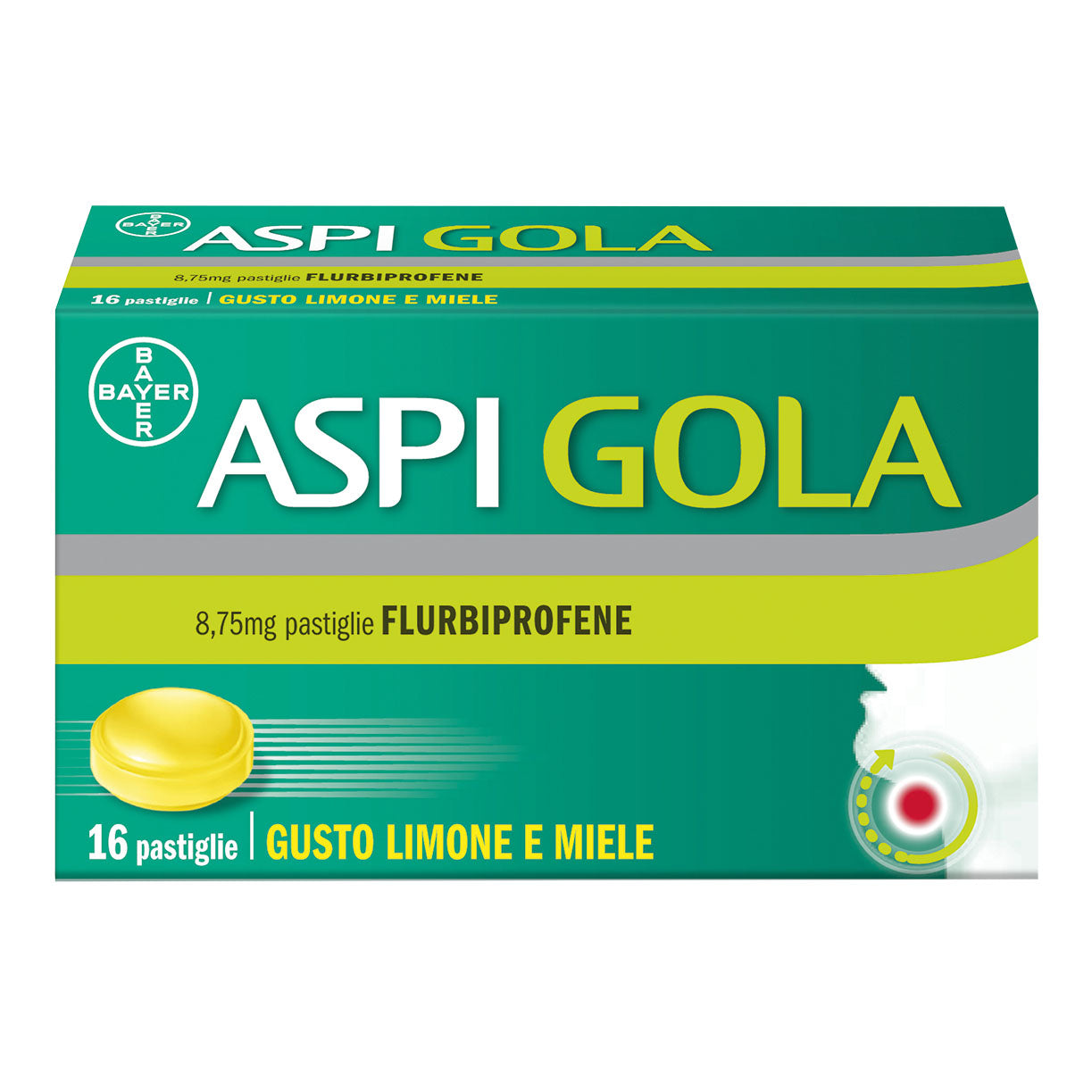 ASPI GOLA*16 pastiglie 8,75 mg limone miele