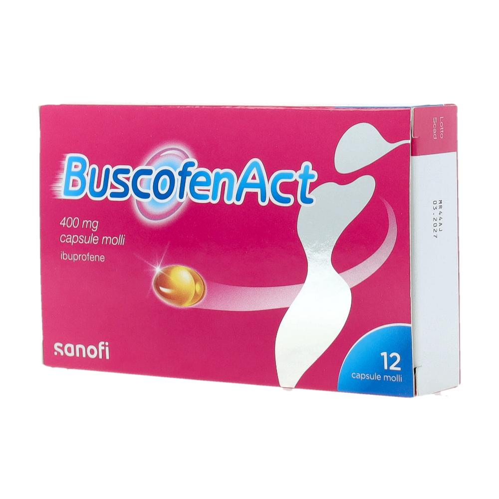BUSCOFENACT*12 cps molli 400 mg