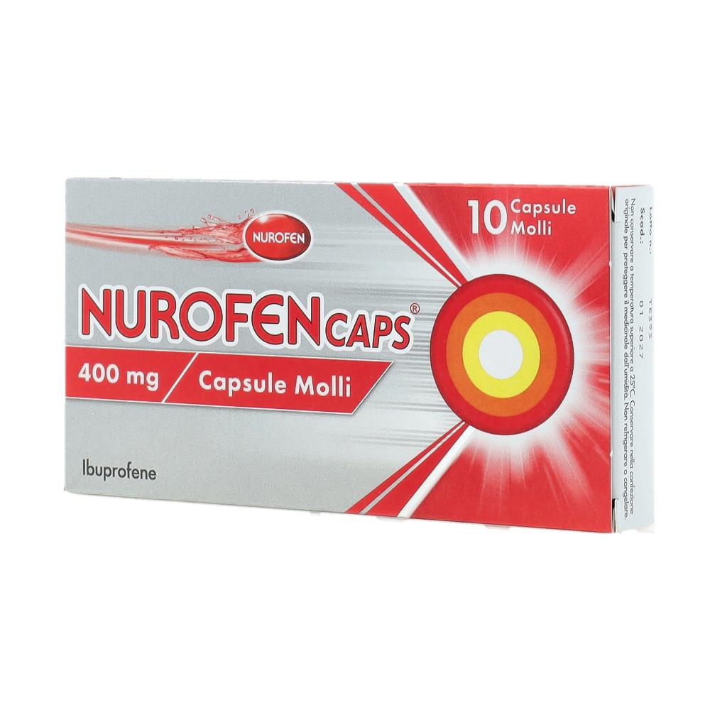 NUROFENCAPS*10 cps molli 400 mg