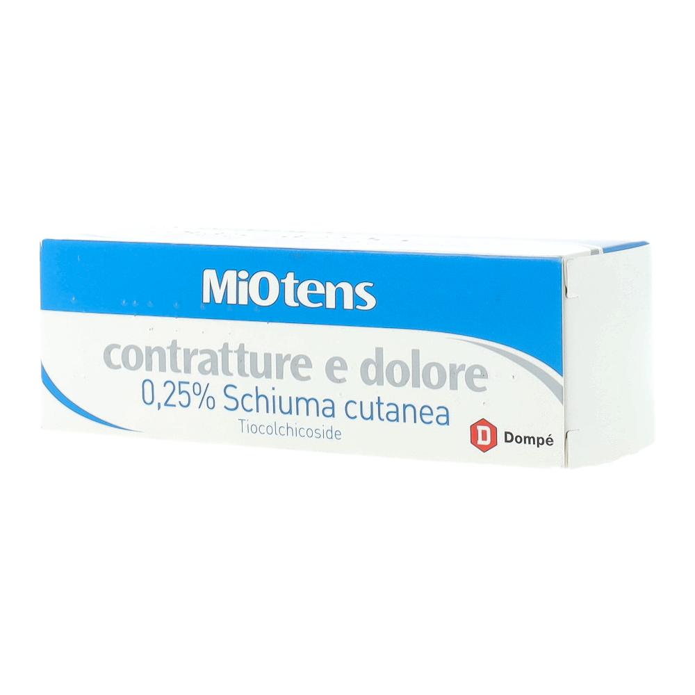 MIOTENS CONTRATTURE E DOLORE*schiuma cutanea 30 ml 0,25%
