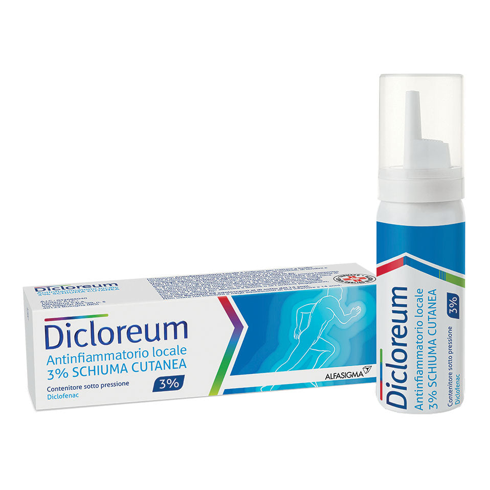 DICLOREUM ANTINFIAMMATORIO LOCALE*schiuma cutanea 50 g 3%