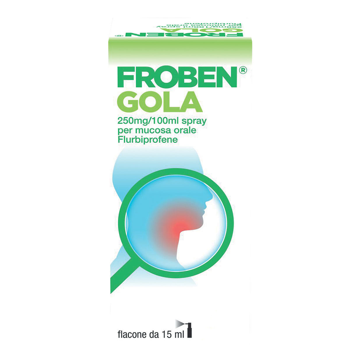FROBEN GOLA*spray mucosa orale 15 ml 0,25%