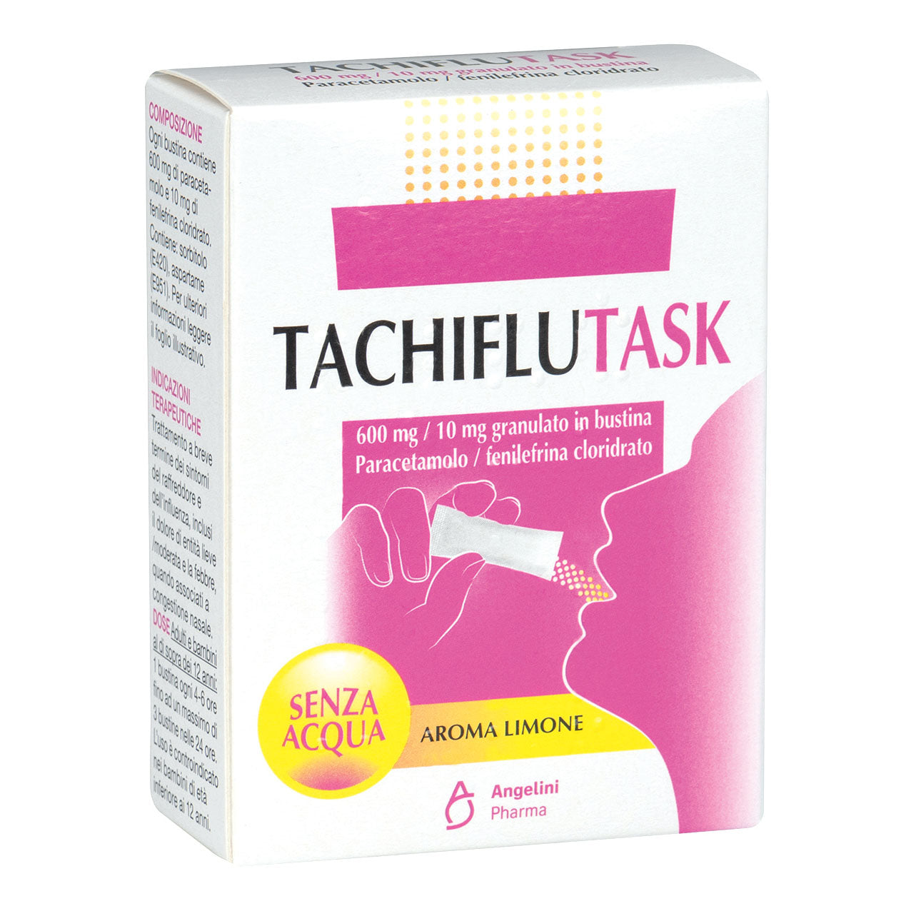 TACHIFLUTASK*orale grat 10 bust 600 mg + 10 mg