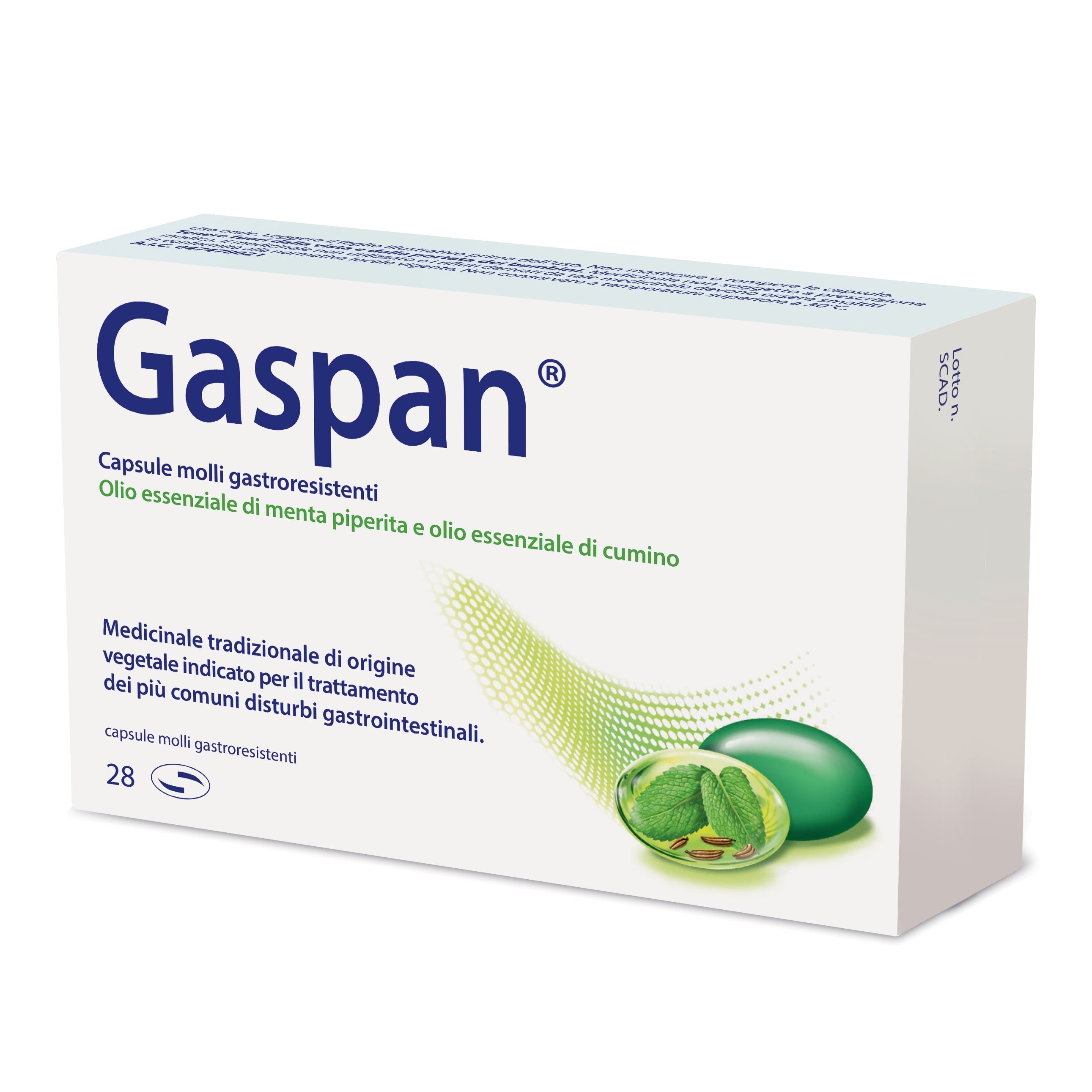 GASPAN*28 cps molli gastrores 90 mg + 50 mg