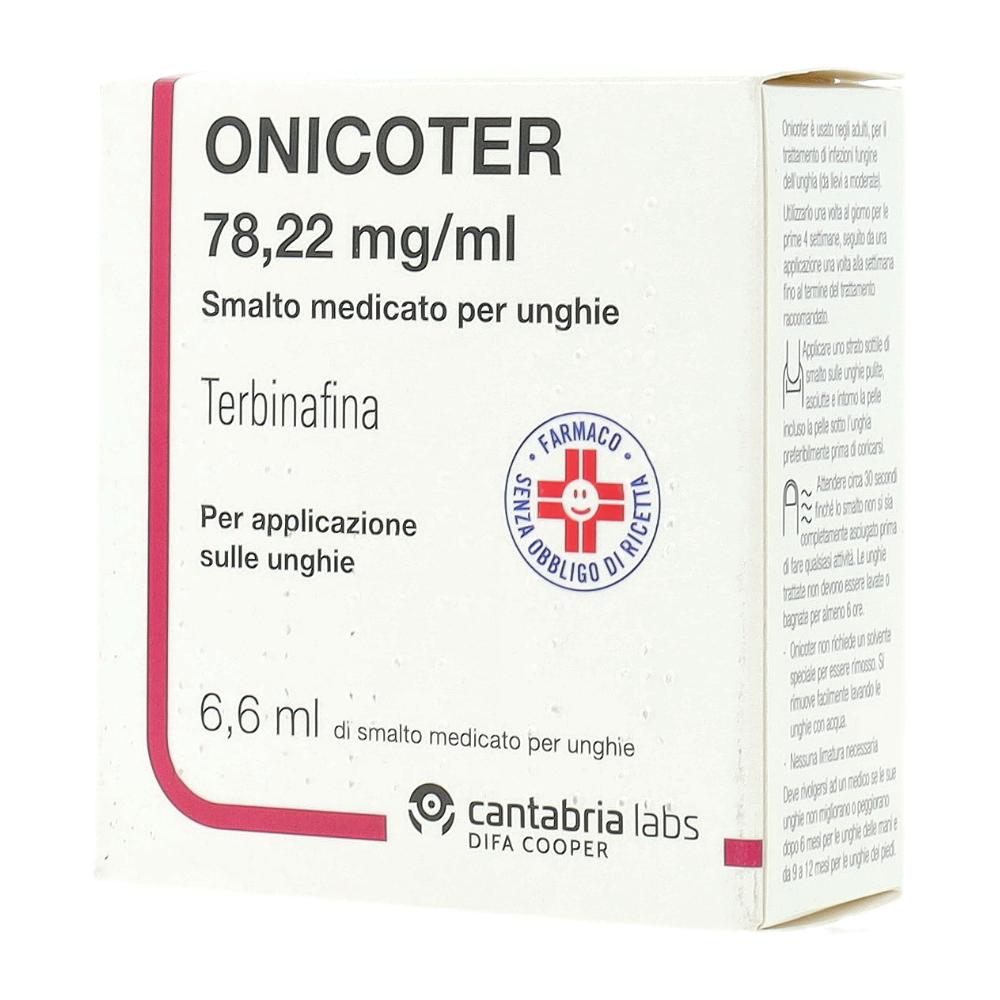 ONICOTER*smalto unghie 1 flacone 6,6 ml 78,22 mg/ml