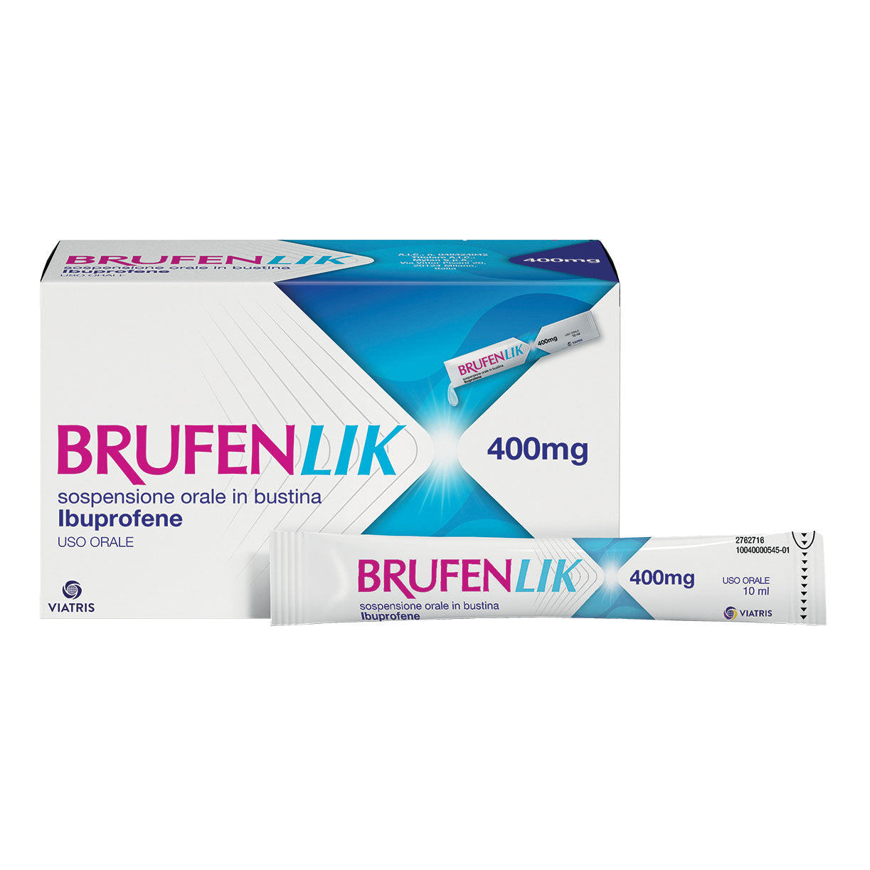 BRUFENLIK*20 bust orale sosp 400 mg 10 ml