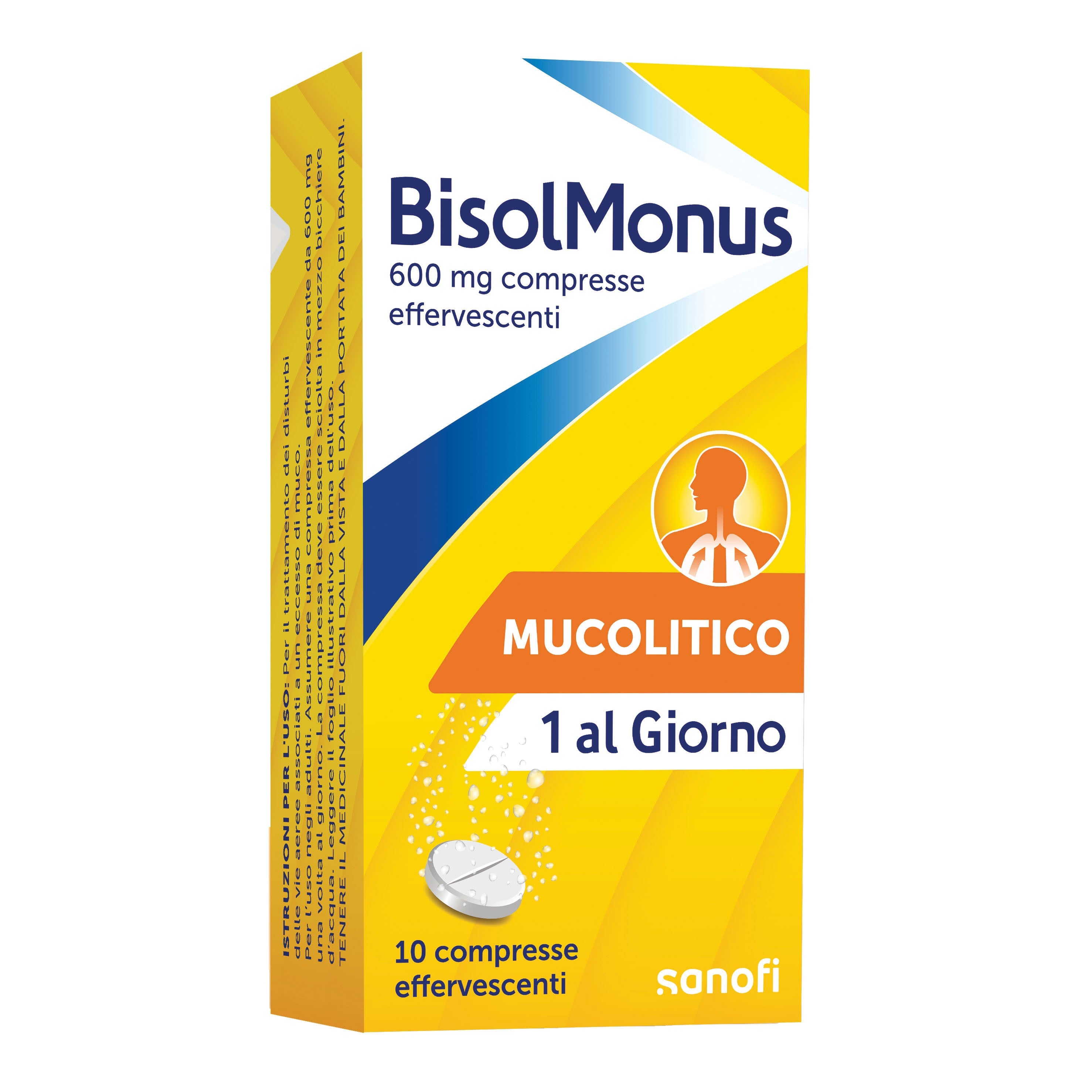 BISOLMONUS*10 cpr eff 600 mg