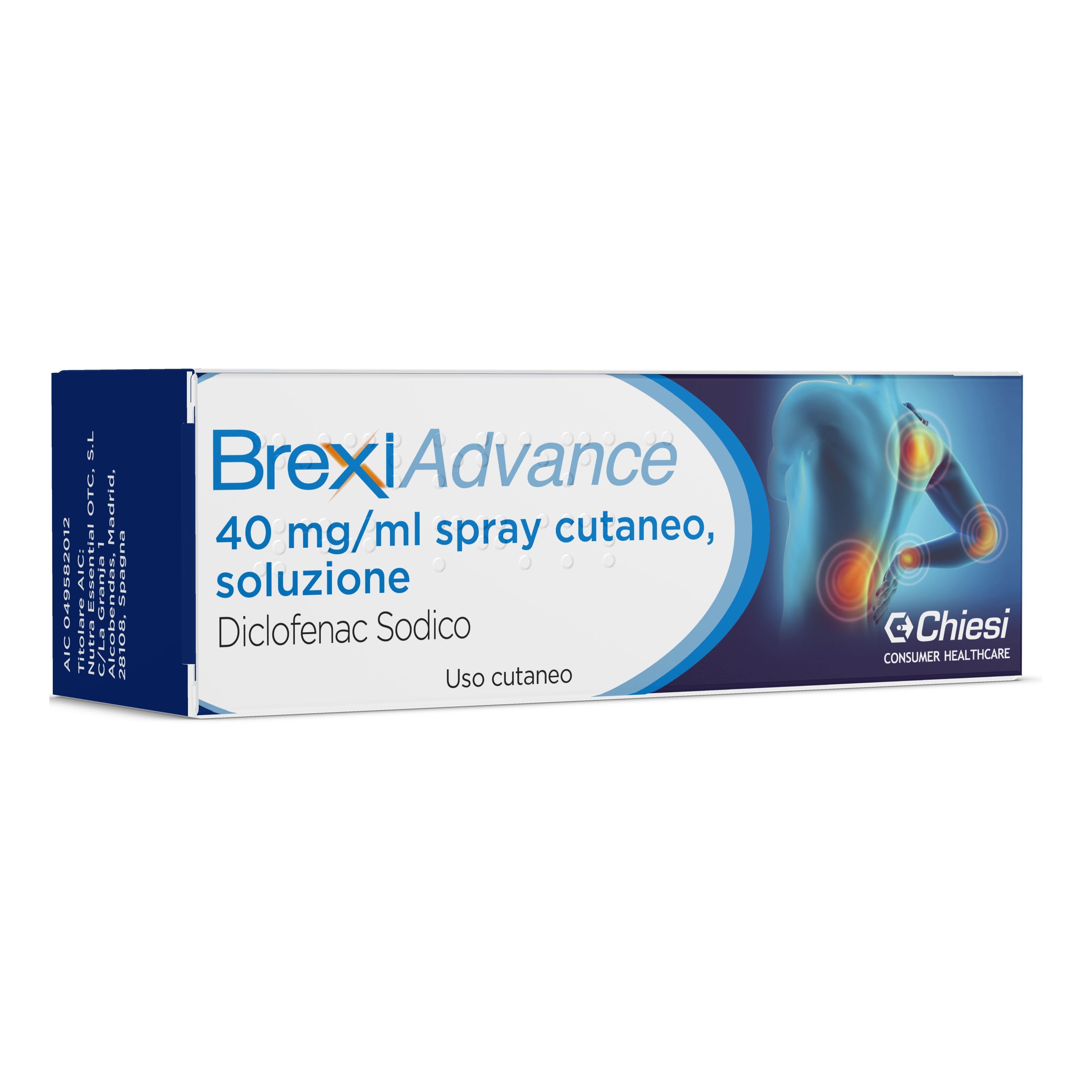BREXIADVANCE*spray cutaneo 30 ml/125 erog 40 mg/ml con pompadosatrice