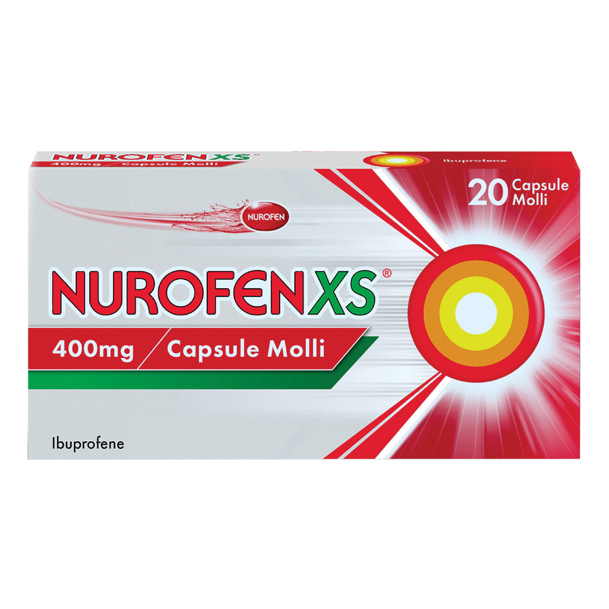 NUROFENXS*20 cps molli 400 mg