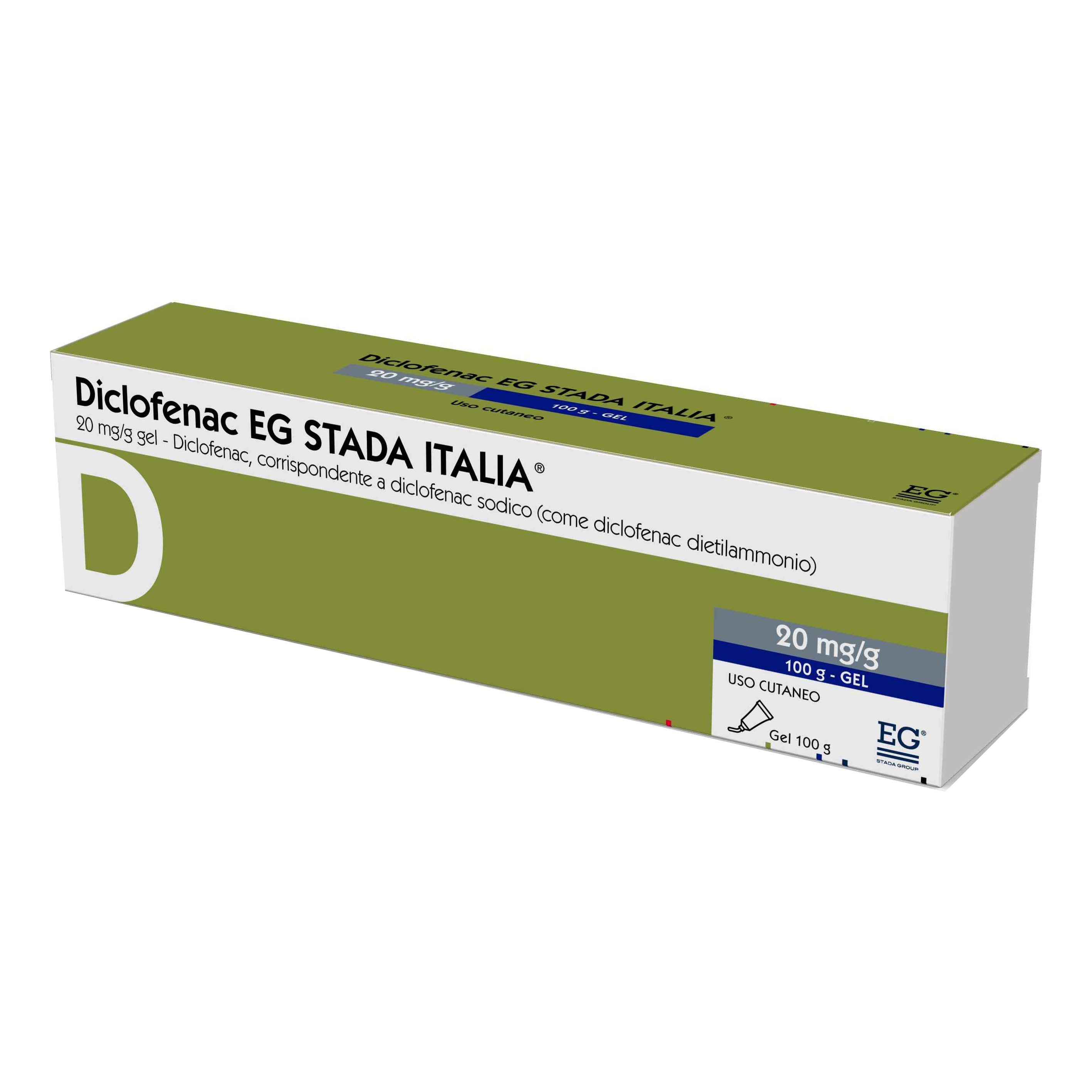 DICLOFENAC (EG STADA ITALIA)*gel 100 g 20 mg/g