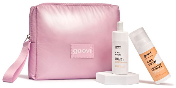 GOOVI BOX NATALE 2025 VITAMINA C 1 SIERO VISO VITAMINA C 30ML + 1 CREMA VITAMINA C 50 ML + 1 POCHETTE