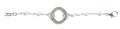 BRACCIALE CERCHIO BRILLANTINI ACCIAIO
