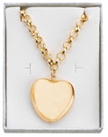 COLLANA CUORE PIENO ORO