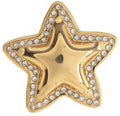ORECCHINO STELLA STRASS ORO