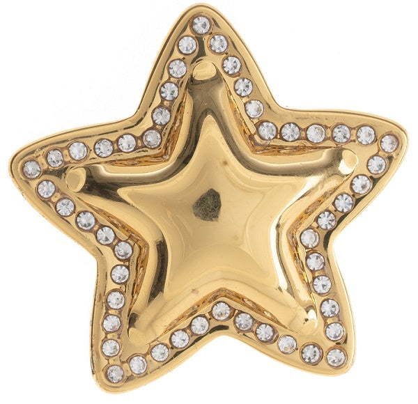 ORECCHINO STELLA STRASS ORO