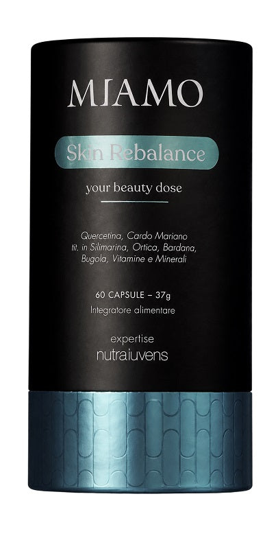 MIAMO EXPERTISE NUTRAIUVENS SKIN REBALANCE 60 CAPSULE SENZAGLUTINE LATTOSIO E COLORANTI