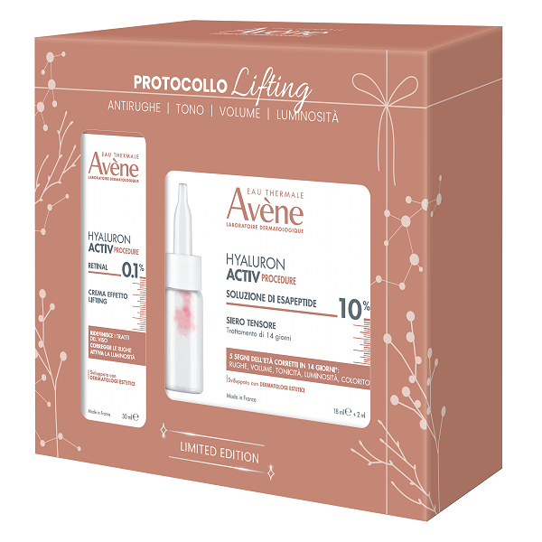 EAU THERMALE AVENE HYALURON ACTIV PROCEDURE COFANETTO 2026 LIFTING CREMA EFFETTO LIFTING 30 ML + SIERO TENSORE 18 ML+2 ML