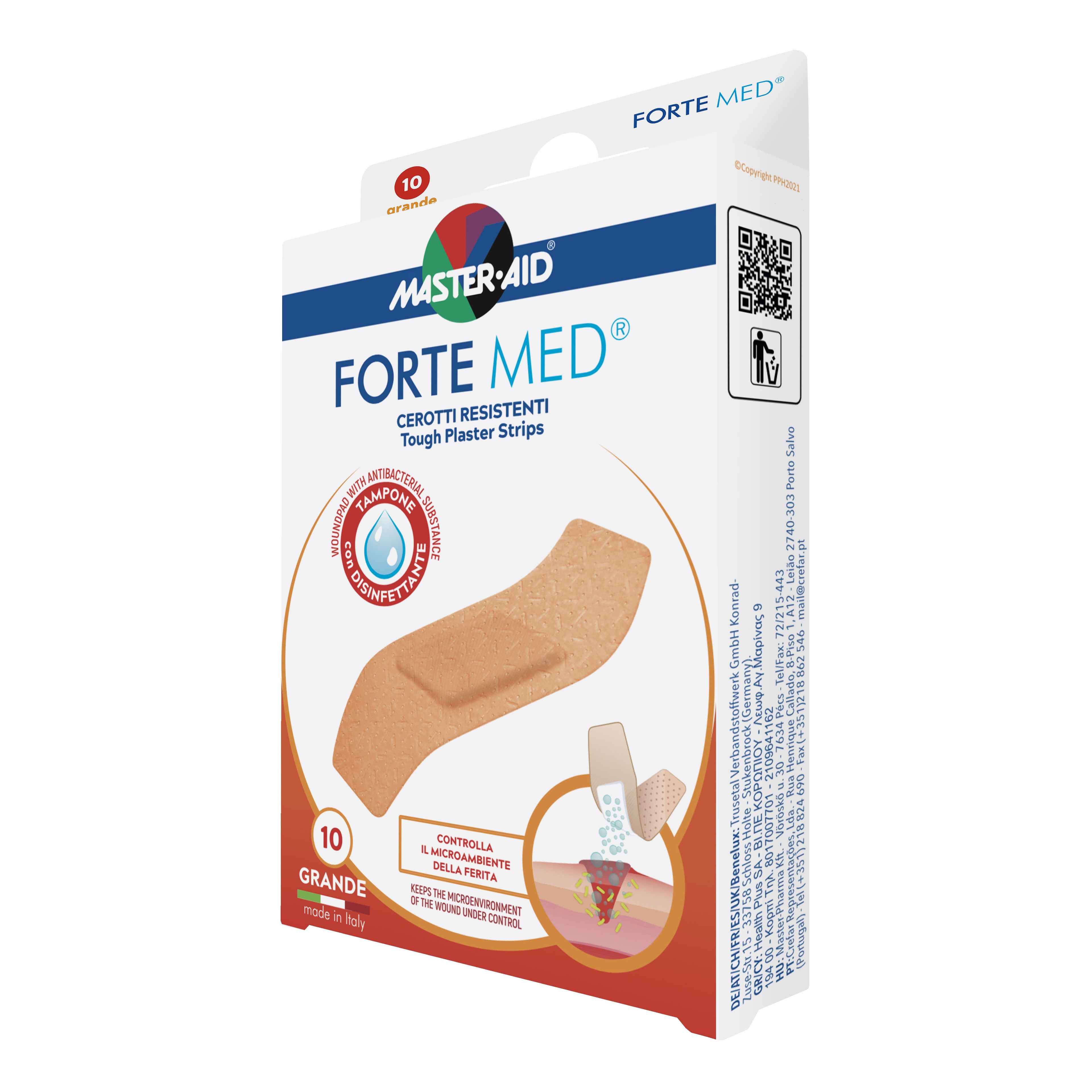 CEROTTO MASTER-AID FORTE MED GRANDE 10 PEZZI