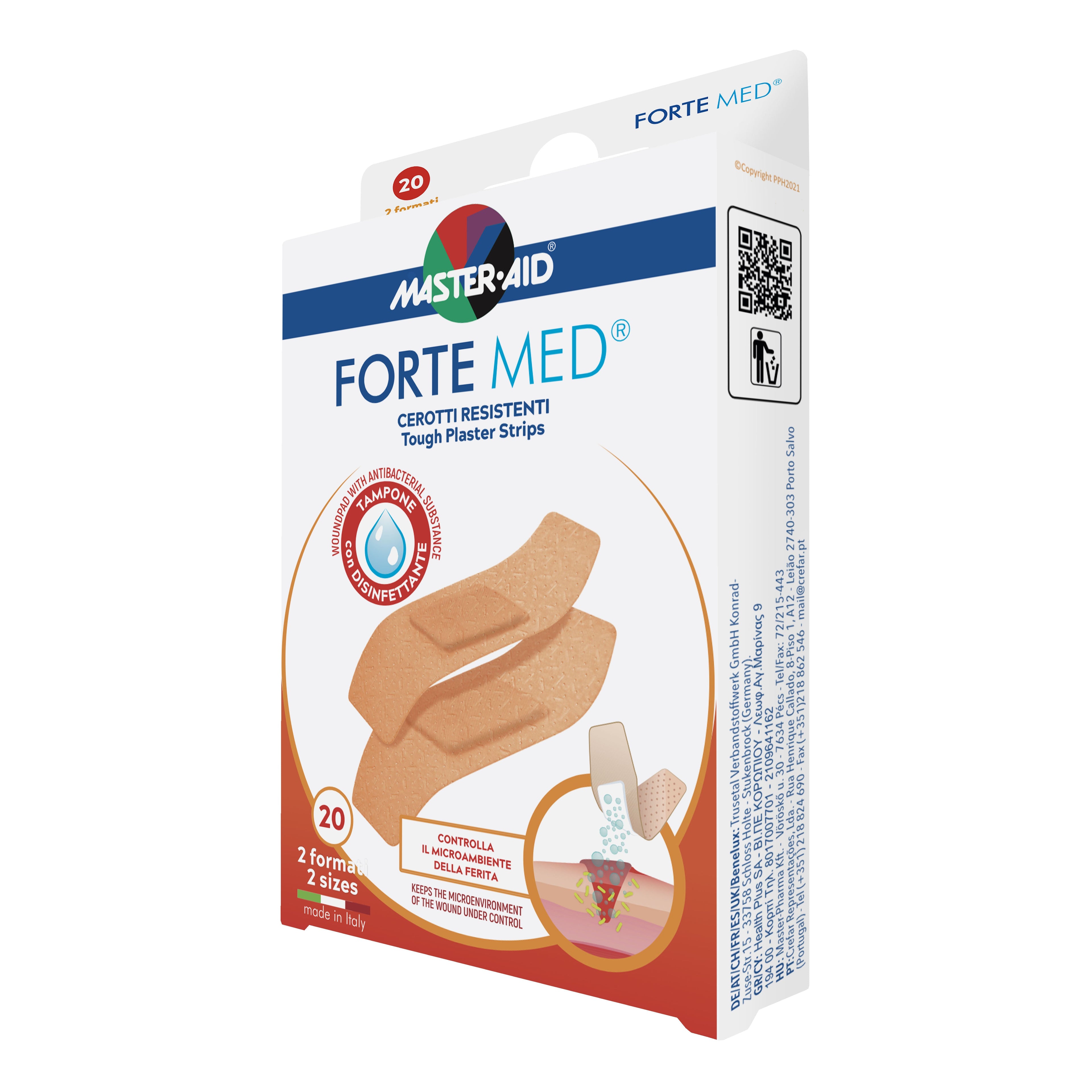 CEROTTO MASTER-AID FORTE MED MEDIO 20 PEZZI