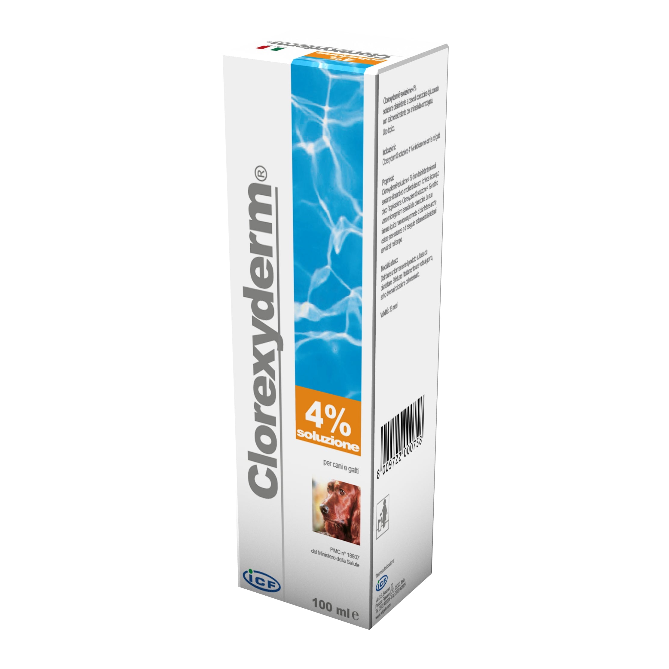 CLOREXYDERM SOL 4% SCHIUMA 100 ML