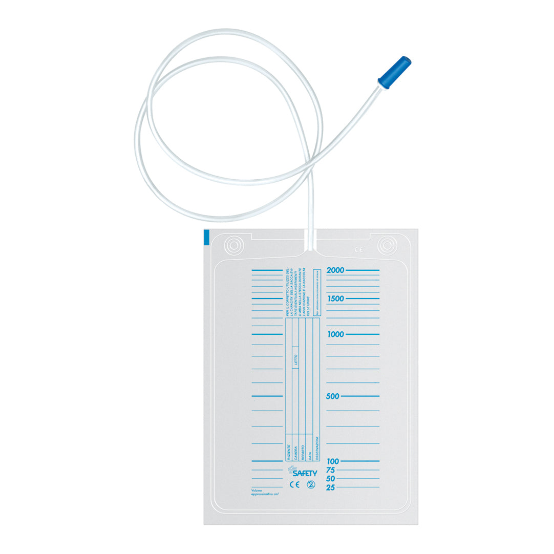 SACCA DI DRENAGGIO LETTO PER INCONTINENZA SENZA SCARICO 130CM 30 PEZZI