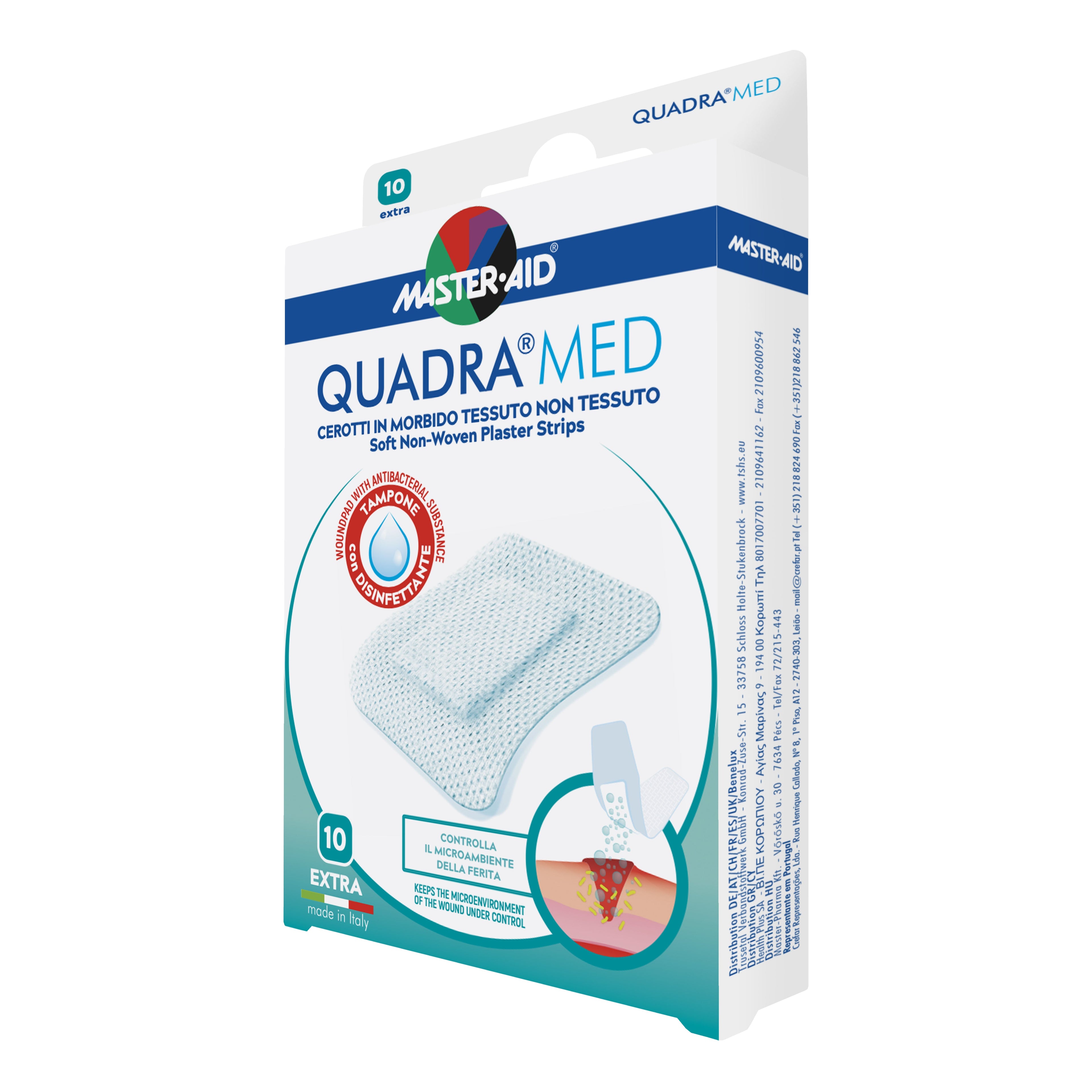 CEROTTO MASTER-AID QUADRA DERMOATTIVO EXTRA 20 PEZZI