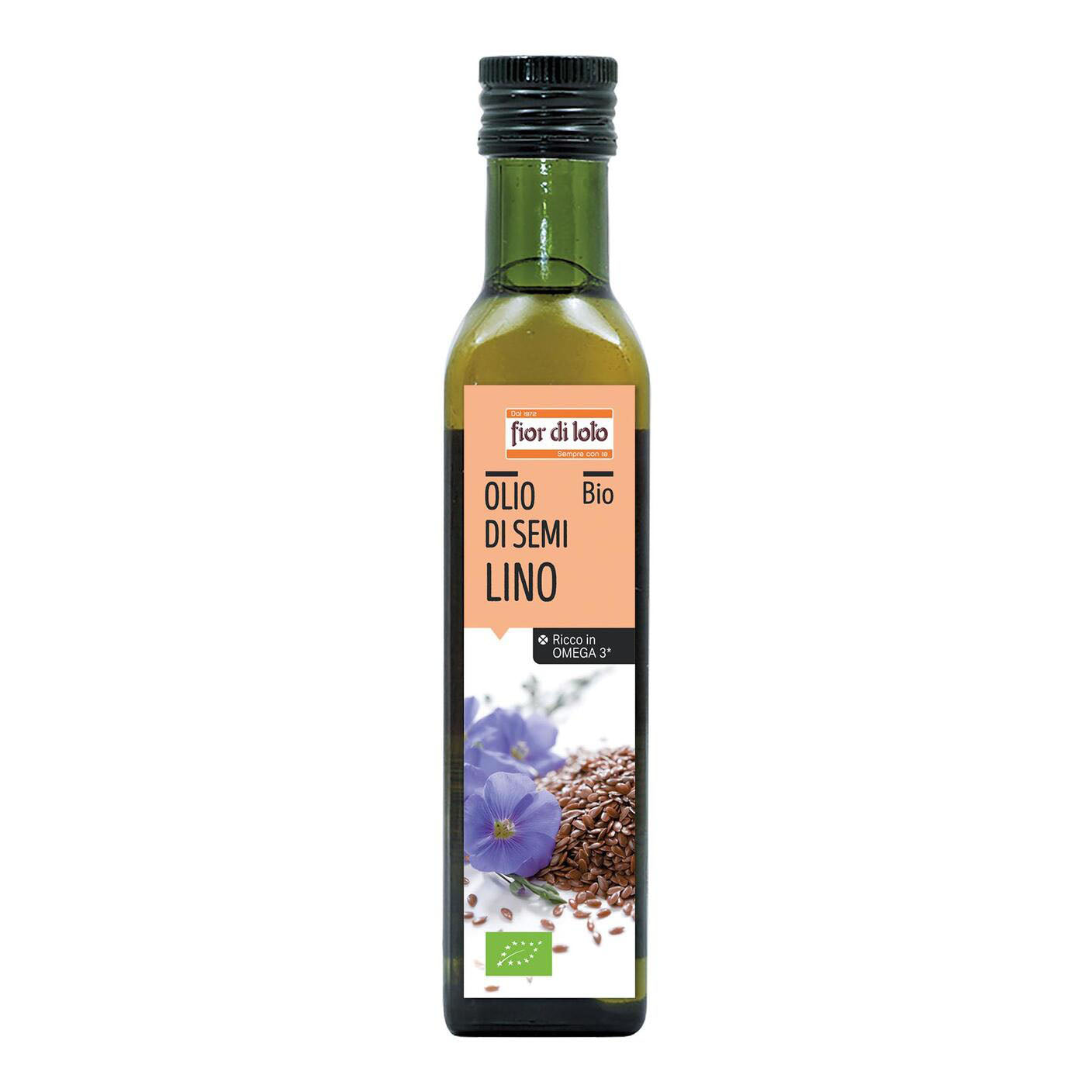 FIOR DI LOTO OLIO DI SEMI DI LINO 250 ML
