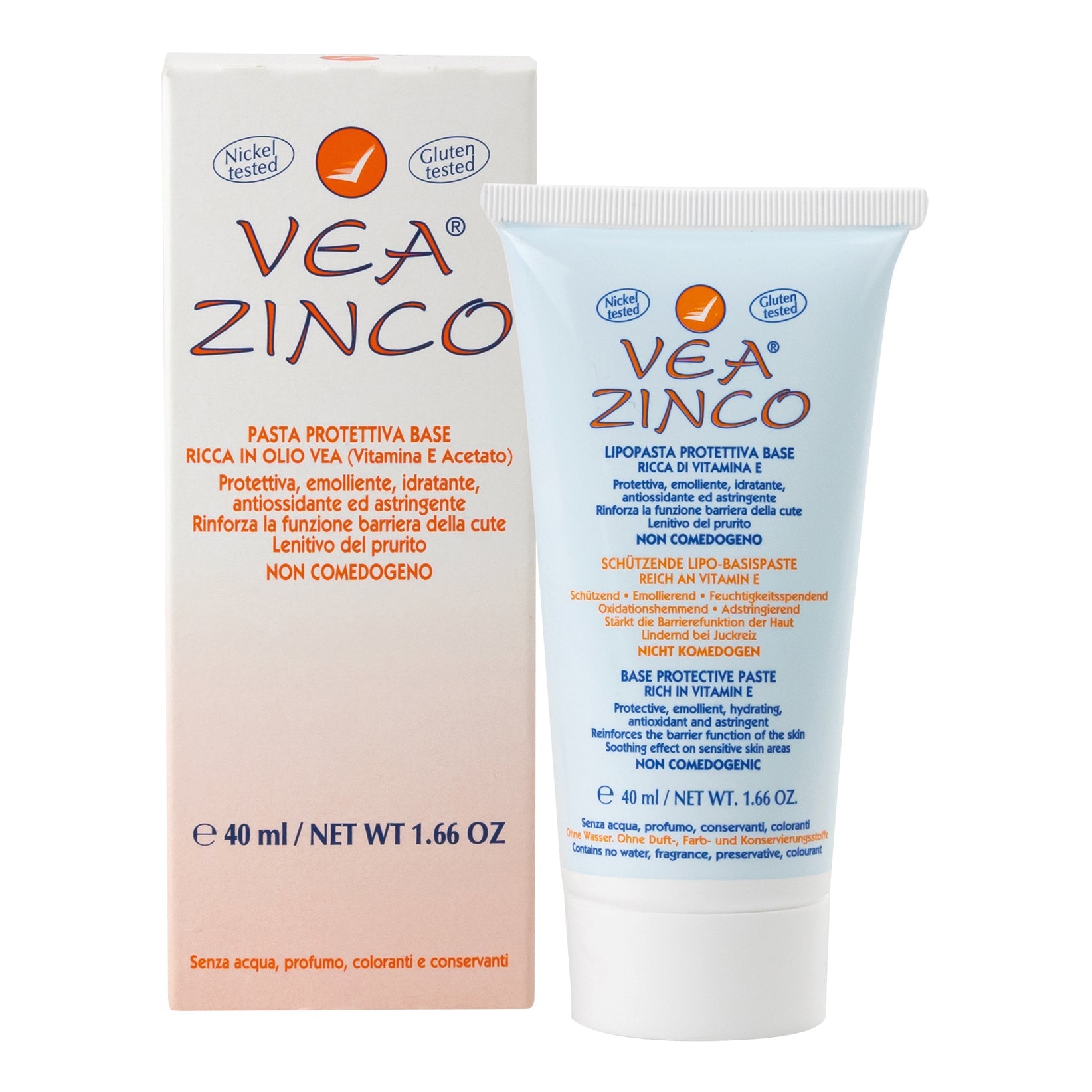 VEA ZINCO PASTA PROTETTIVO CON VITAMINA E 40 ML