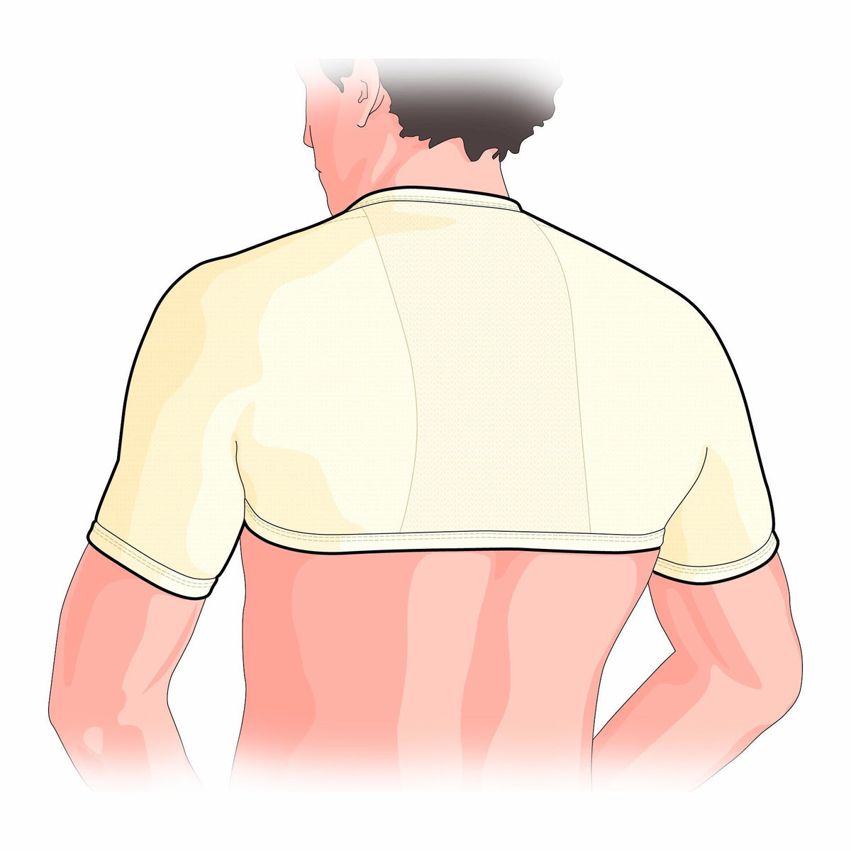 COPRISPALLE ANATOMICO GIBAUD TAGLIA 3