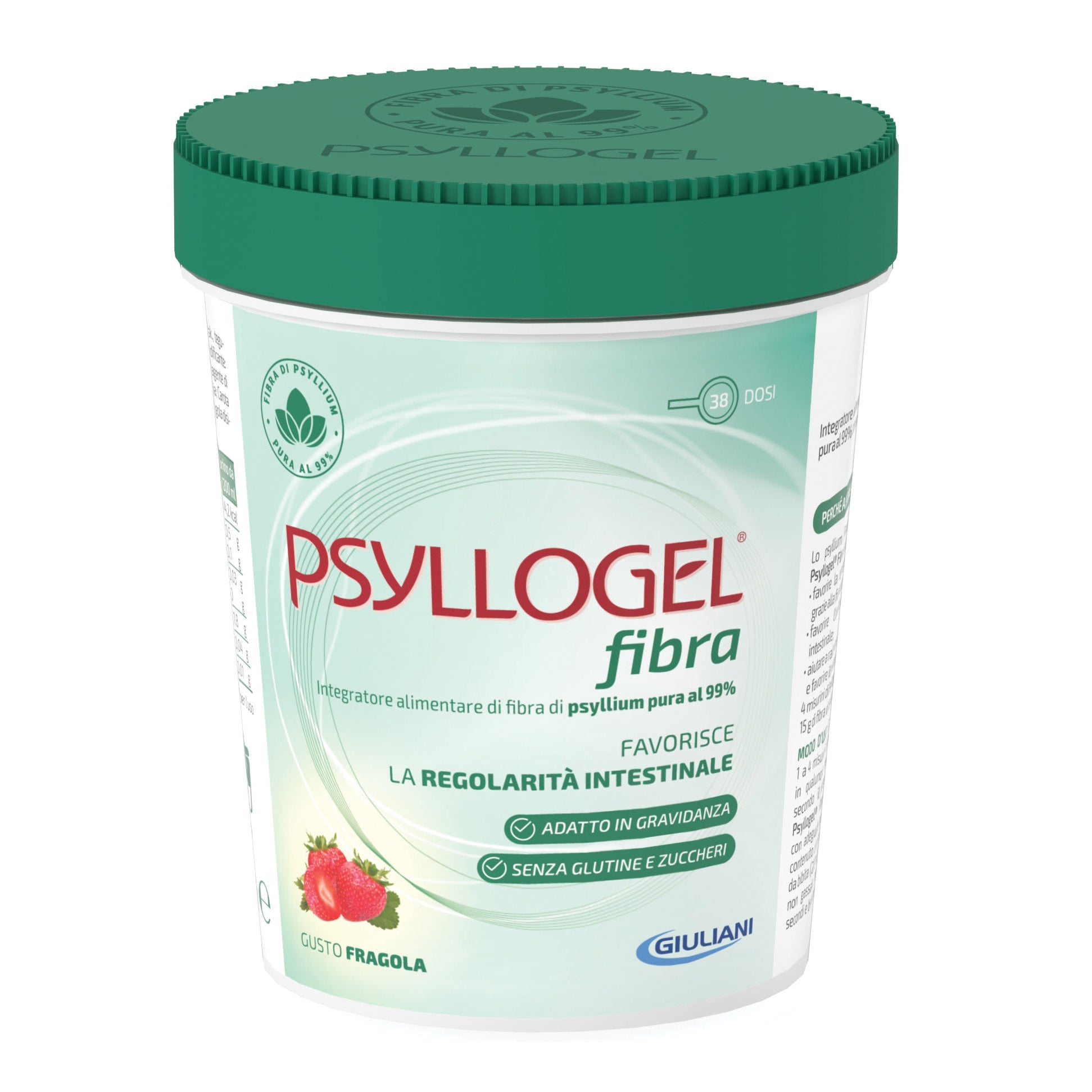 PSYLLOGEL FIBRA FRAGOLA VASO 170 G