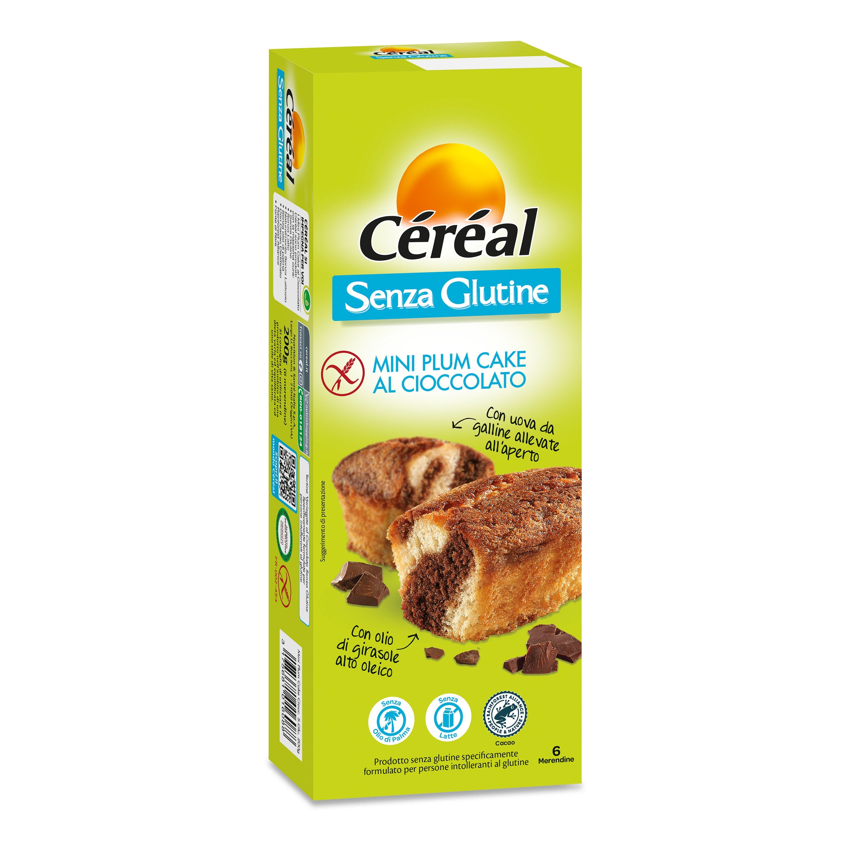 CEREAL MINIPLUMCAKE GOCCE CIOCCOLATO 200 G