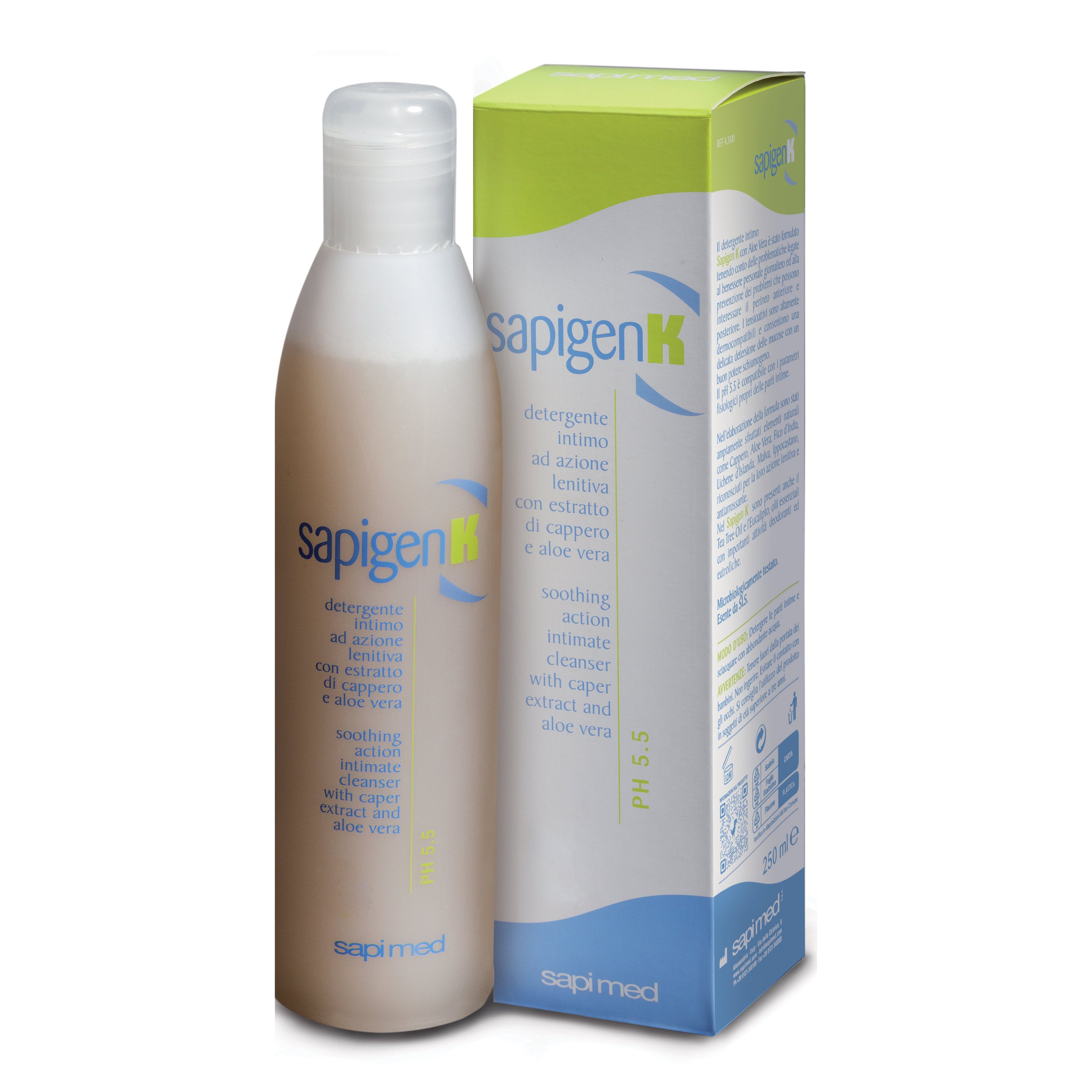 SAPONE LIQUIDO IGIENE INTIMA SAPIGEN K FLACONE 250 ML